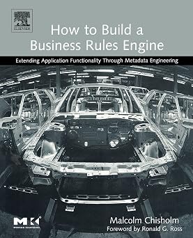 How to Build a Business Rules Engine Extending Application Functionality through Metadata Engineering The Morgan Kaufmann Series in Data Management Systems