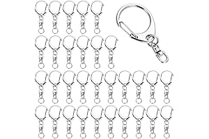 Roctee 50-Piece Keychain Bulk Value Pack