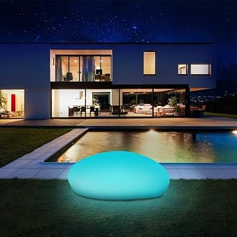 infray Solar Lights for Outdoors, Solar Lights for Outdoors, Solar Garden Lights, 40 cm Solar Ball Garden with 9 Modes, IP67 Waterproof LED Solar Lamps, 40 x 30 x 16 cm [Energy Class A+++]