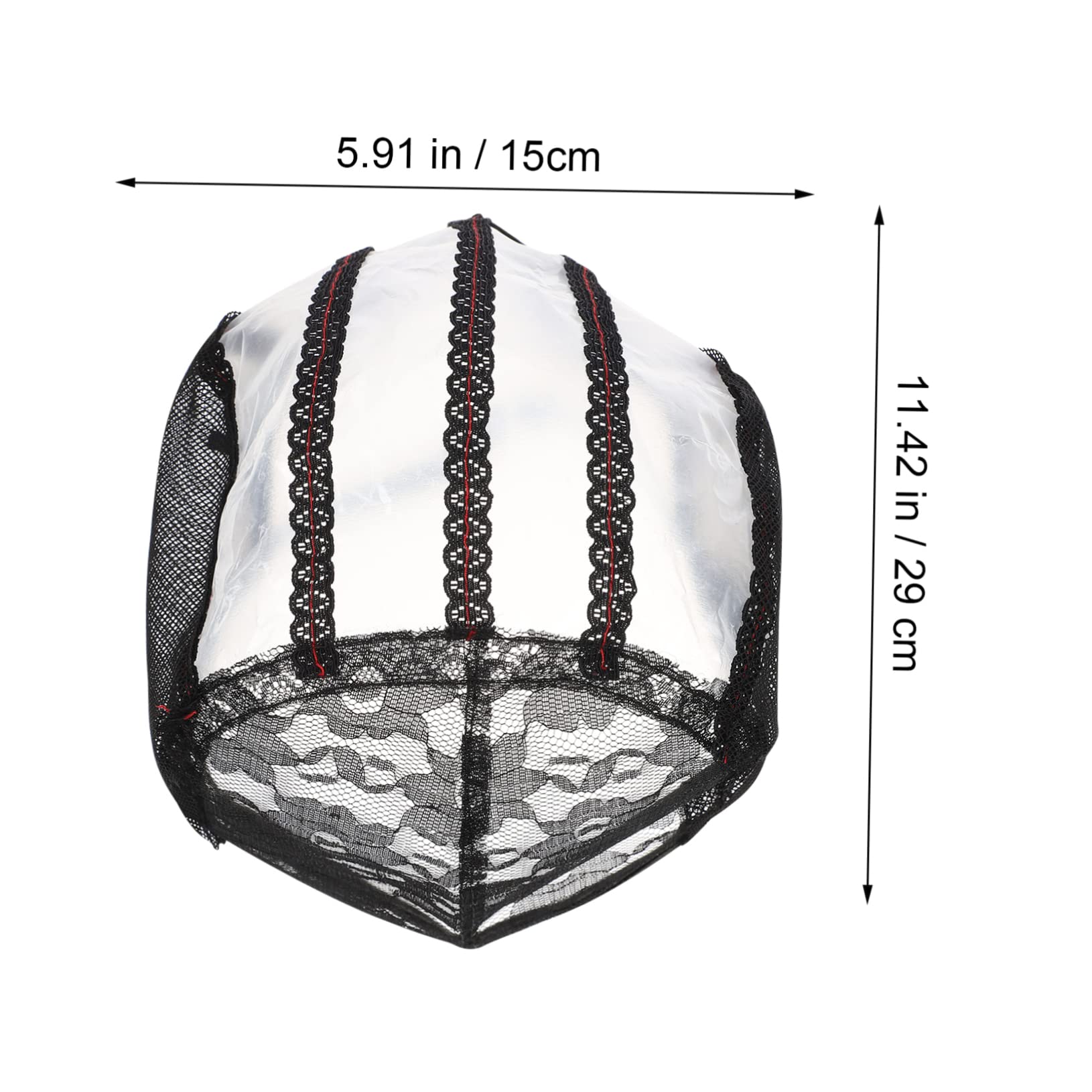 Mikinona Elastic Wig Caps 2pcs Lace Wig Net Comfortable Breathable Cap Reusable Making Head Cover