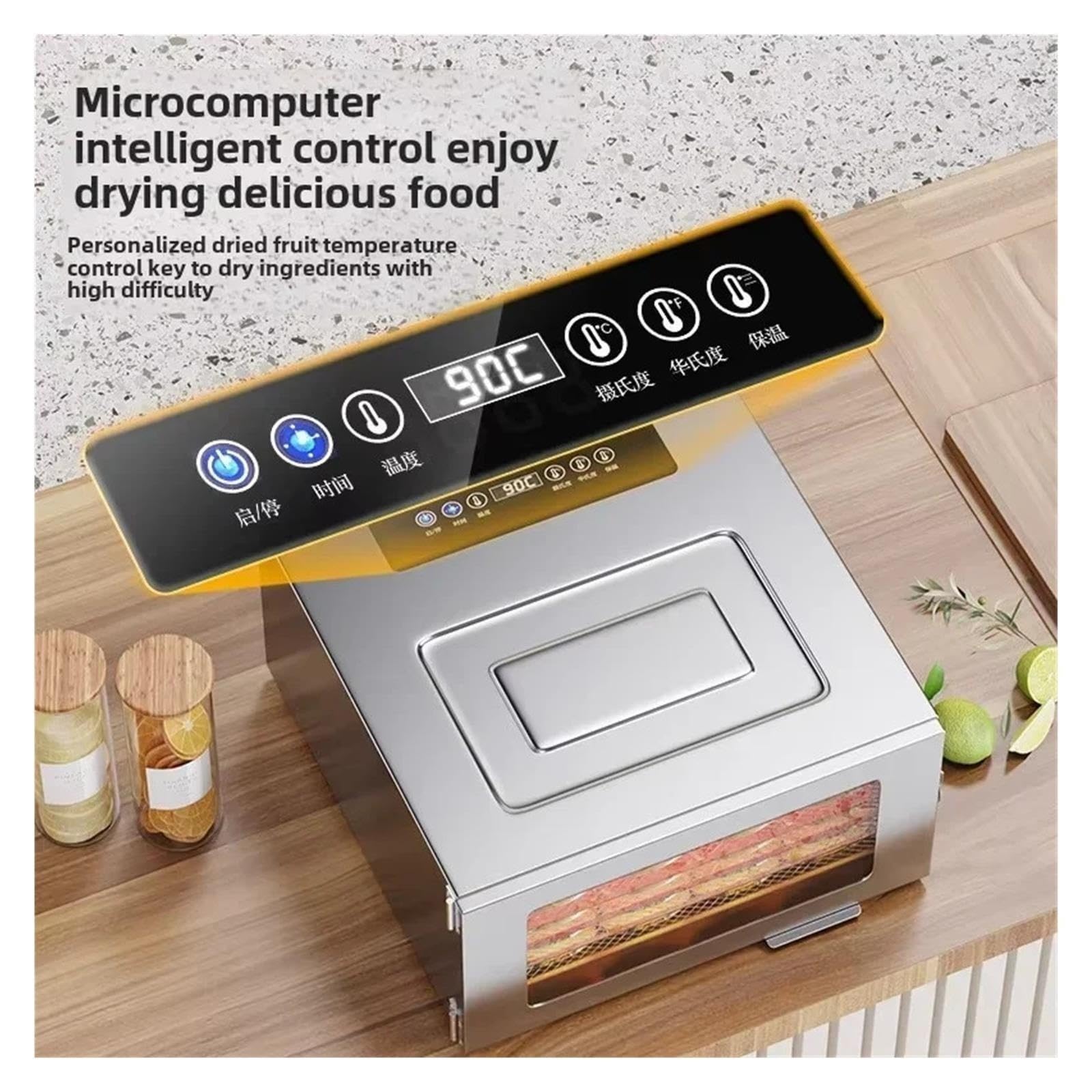 Disidratatore Alimentare Domestico Di Grande Capacità A 6 Strati