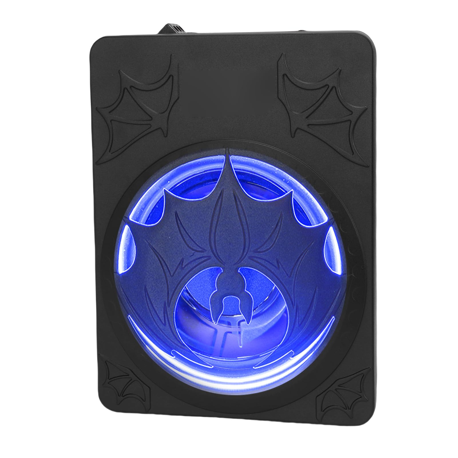 Subwoofer Samochodowy Zasilany Pod Siedzeniem, Aluminiowy Subwoofer o Mocy 1200 W z diodą LED poprawiającą Bas W Samochodach Osobowych, Ciężarowych, SUV-ach (BLUE)