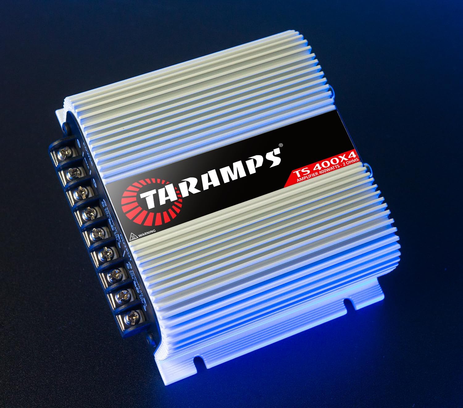 Taramps TS 400x4 400 watts RMS 4 Channels Full Range Car Audio Amplifier, 2 Bridged Channels, RCA Input Class D, Output Power, Multichannel Amplifier System, Small - TS400X4 - Image 2
