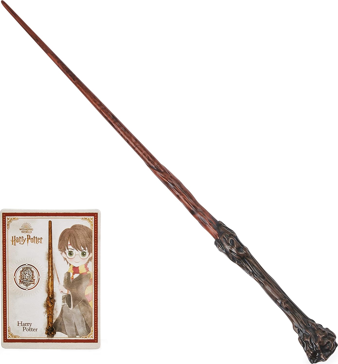 Wizarding World Authentic 12-inch Spellbinding Harry Potter Wand with Collectible Spell Card, Kids Toys for Ages 6 and up