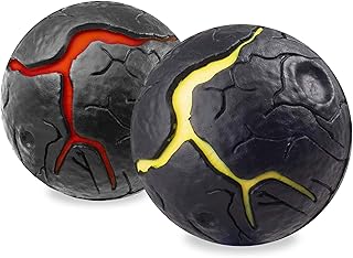 Waboba Lava Ball 2 Pack – Changes Colour in The Sun - UV Changes Yellow to Red – Bounces Sky High - Great Super High Bouncing Ball for The Whole Family