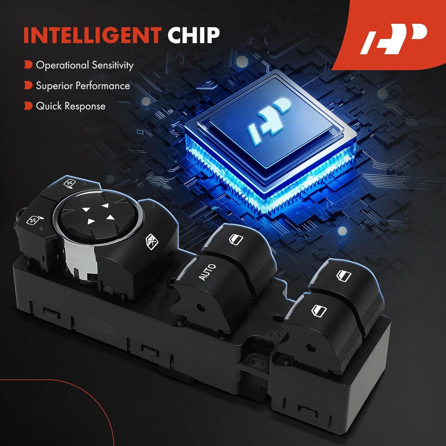 A-Premium Master Power Window Switch Compatible with Ford Explorer 2011-2015, Police Interceptor Utility 2013-2015, Front Left Driver Side