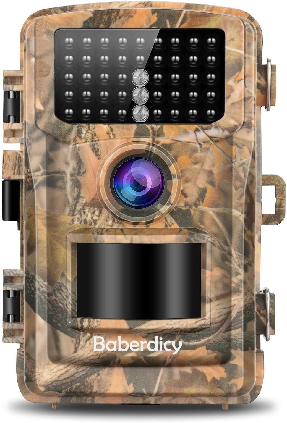 Wildlife Camera HD 1080P Baberdicy Trail Camera with Night Vision Motion Activated No Glow 42PCS Infrared LED 75 FT/22 M 120° Wide Angle Waterproof Game Camera for Outdoor Home Garden Surveillance