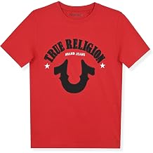 True Religion Boys Tee Shirts Short Sleeve Cotton T-Shirt for Boys Graphic Tees