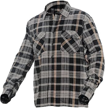 JOBMAN Workwear Mens Plaid Work Shirt