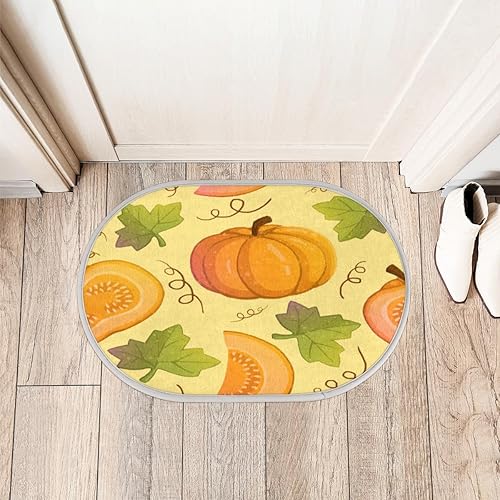 Miniatura 3 de Fall Pumpkin Maple Leaf Bathroom Rugs Bath Mat 15.7x23.6 in Extra Soft Shaggy Memory Foam Shower Rug Non Slip Absorbent Throw Rugs Machine Washable