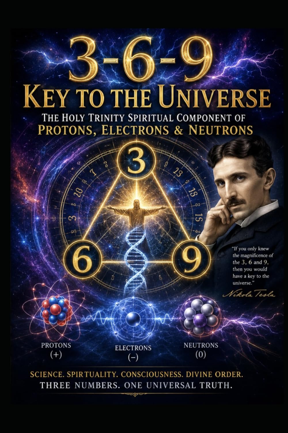 3-6-9 Key To The Universe: The Holy Trinity Spiritual Component of Protons, Electrons & Neutrons