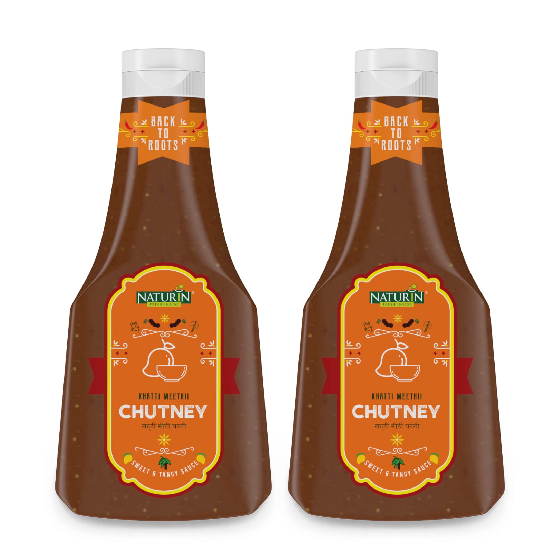 Naturin Khatti Meethi Chutney, Pack of 2 | Traditional Saunth Asian Spicy Sauce | Sweet & Tangy Imli Chutney | Indian Sonth Condiment for Dipping Made with Real Tamarind, 425x425gm (B09RZSMD8S) Amazon Price History, Amazon Price Tracker