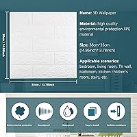 Vista 75 de 20 paneles de pared 3D plateados, cobertura de 29 pies cuadrados, adhesivo imprimible con paneles de pared de espuma de polietileno autoadhesivos