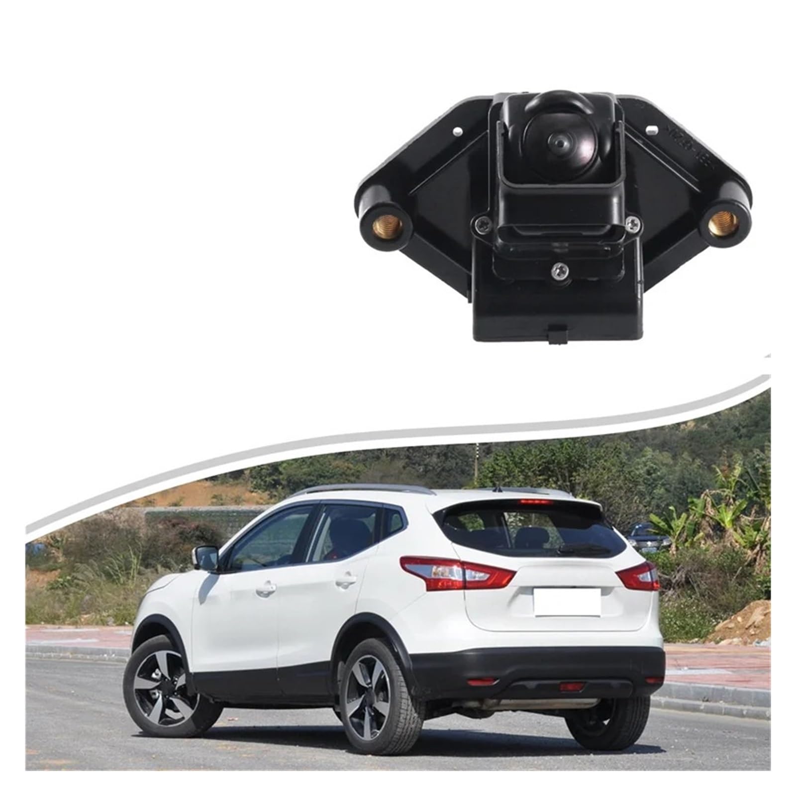Kamera Lusterka Kompatybilna z Nissan QASHQAI 2014-2017 ABS Tył Boczny