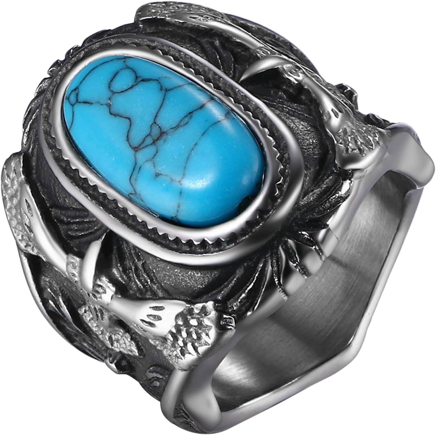 ヴィンテージ「Doris Small Canyon」カチーナ ターコイズ リング NAVAJO 【送料無料】 Andy Cadman Sonoran Turquoise Ring