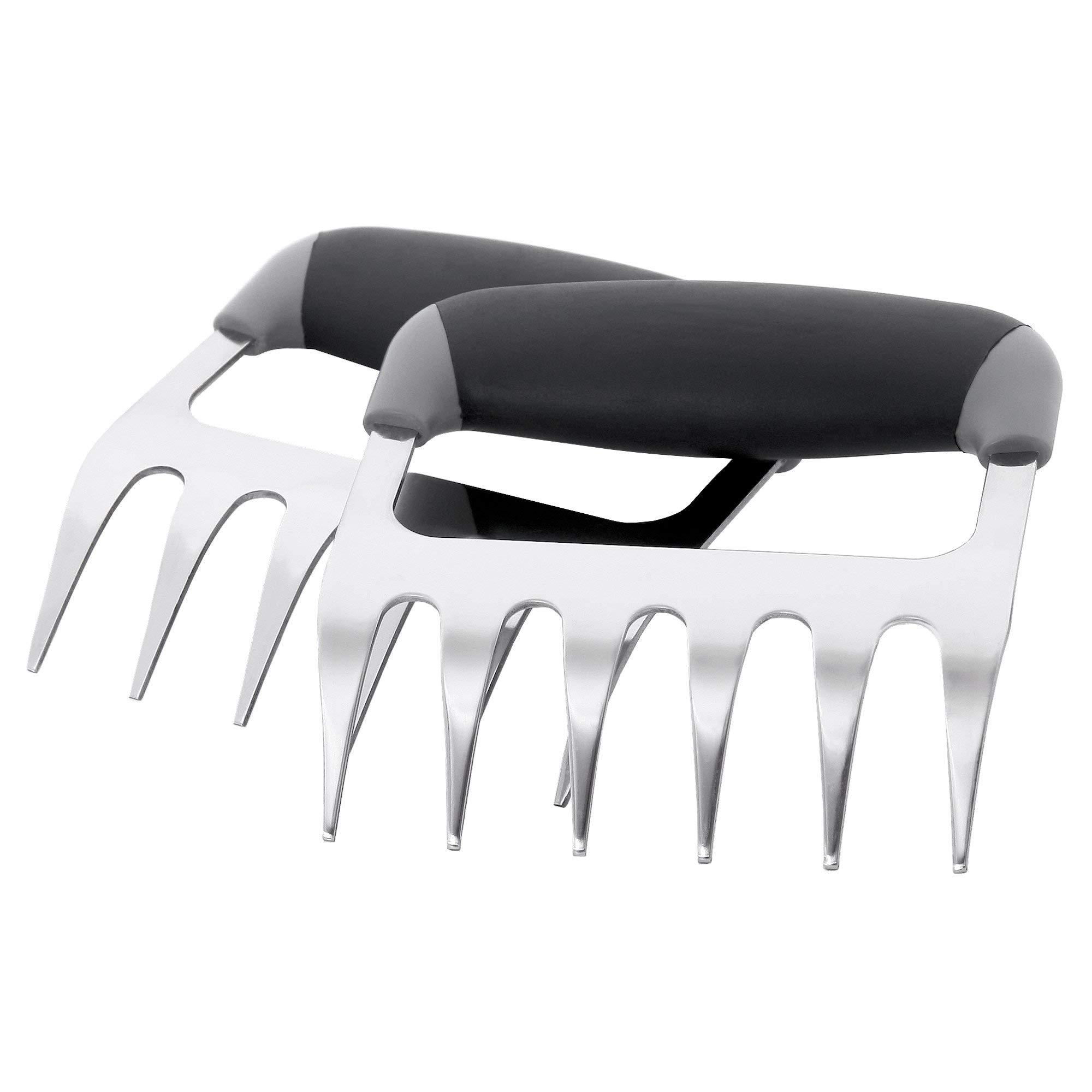 BBQ-Toro Set di 2 artigli per carne Grizzly in acciaio inox | Bear Meat Claws per carne di maiale tirata | Forchetta di carne, Artiglio di orso, Artigli di BBQ, Artigli di orso, Grill Claws, Forchette