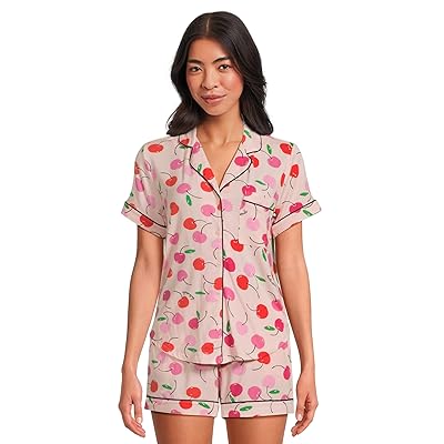 Kate Spade New York Short Sleeve Shorty PJ Set Women