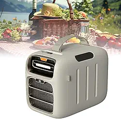 Ar condicionado portátil,ar condicionado 5121BTU Rv, resfriamento/aquecimento,baixo consumo de energia 500W, temporização, 12V/24V DC, 3 velocidades de vento, desumidificação, barraca de acampamento