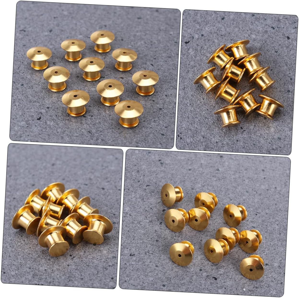 Operitacx 75pcs Compact Pin Backs Locking Pin Back Latch for Daily Use Brooch Supplies