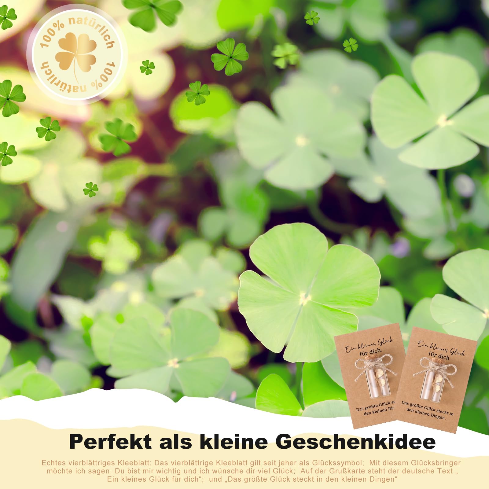 Hestya 40 Set Kleeblatt Wunscherfüller Glücksbringer Hochzeit Gastgeschenk