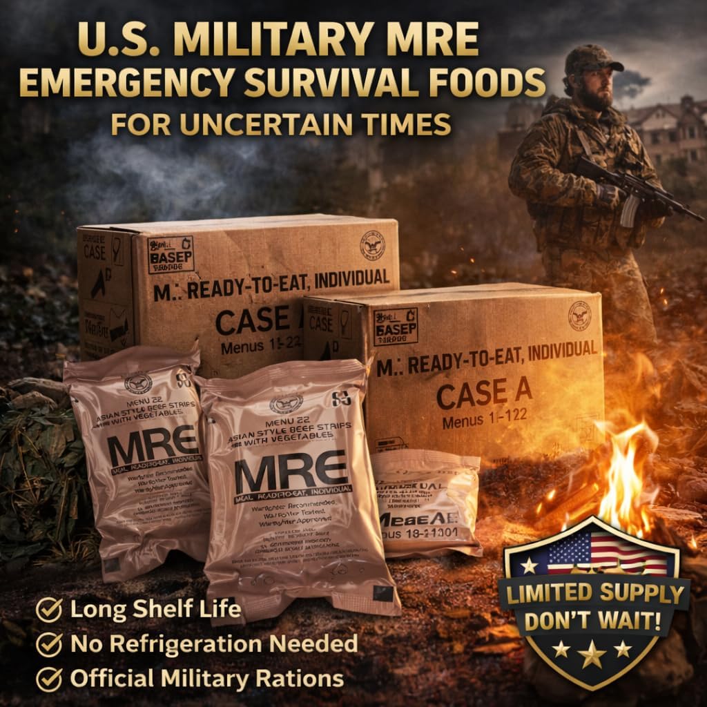 Survival Ready Meal – Authentic U.S. Military MRE
