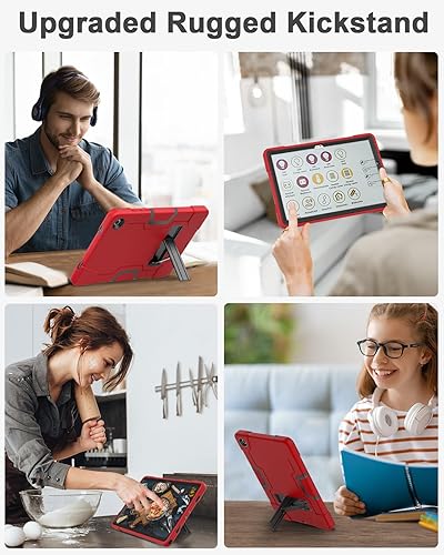 Miniatura 5 de WESOROL Funda para Samsung Galaxy Tab A8, Samsung Galaxy Tab A8 10.5, funda híbrida a prueba de golpes para Galaxy Tab A8 funda construida con