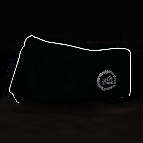 Miniatura 9 de Funda premium resistente al clima, poliéster resistente al agua cprotector y escudo resistente al calor. La cubierta de motocicleta tiene tela