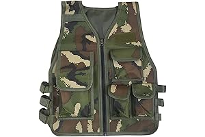 Youth Military Tactical Vest War Games Kids Army Camouflage Outdoor Combat Vest