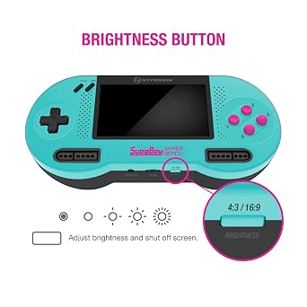 Hyperkin SupaBoy Portable Pocket Console for SNES/SFC -Hyper Beach