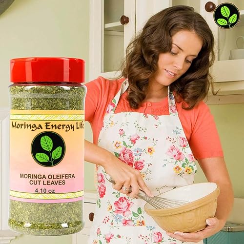 Miniatura 5 de Moringa Leaf Shaker con hoja de moringa pura con nutrientes esenciales y rico en vitaminas, aminos y oligominerales en Moringa Shaker 4.10 oz