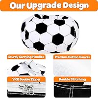 Vista 20 de Lukeight - Puf de almacenamiento de animales de peluche para niños, funda para puf de dinosaurio con cremallera para organizar la habitación