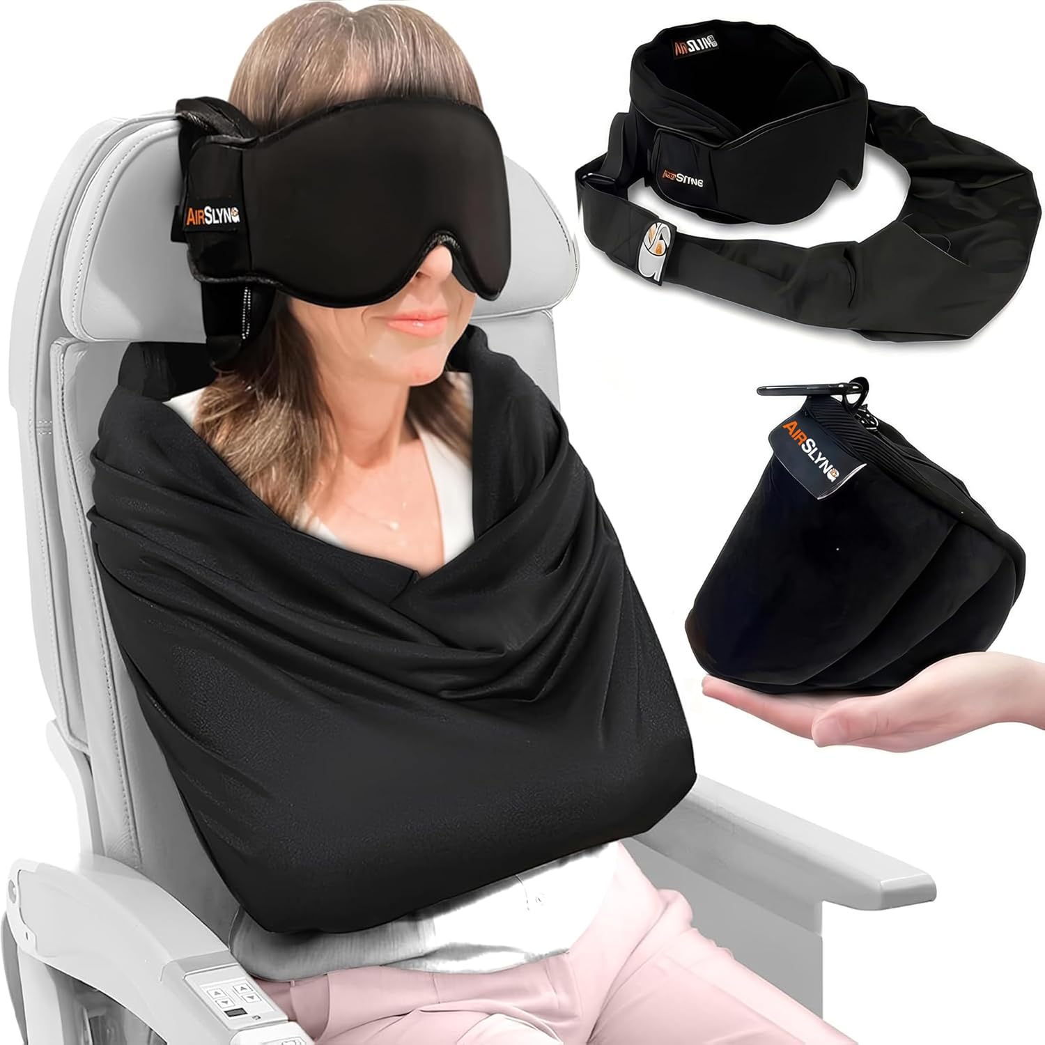 3-in-1 Airplane Sleep Support System – Integrated Plane