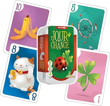 Jour de Chance - Jeu de Prise de Risque en Format de Voyage - Jeu Rapide de Party de 3 a 6 joueurs - Francais - ORI0103