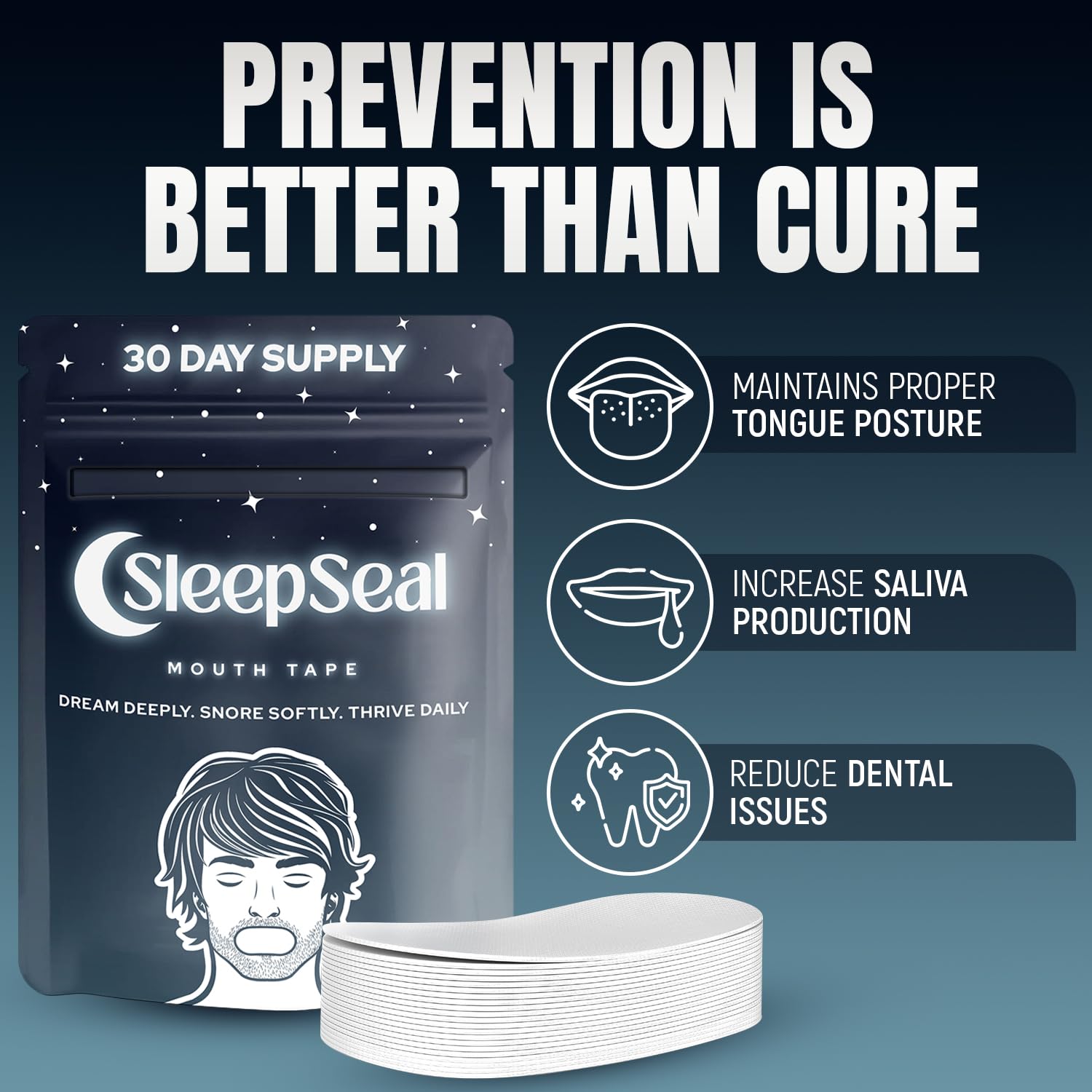 120pcs Sleep Mouth Tape For Snoring, Apnea & Nasal Breathing | Lip Contact Design | Buy Now With