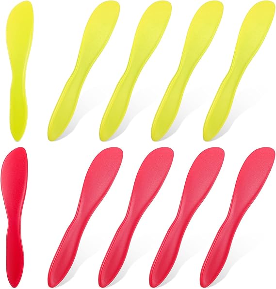10 Pieces Multi Purpose Butter Knife Spreader Versatile Plastic Butter