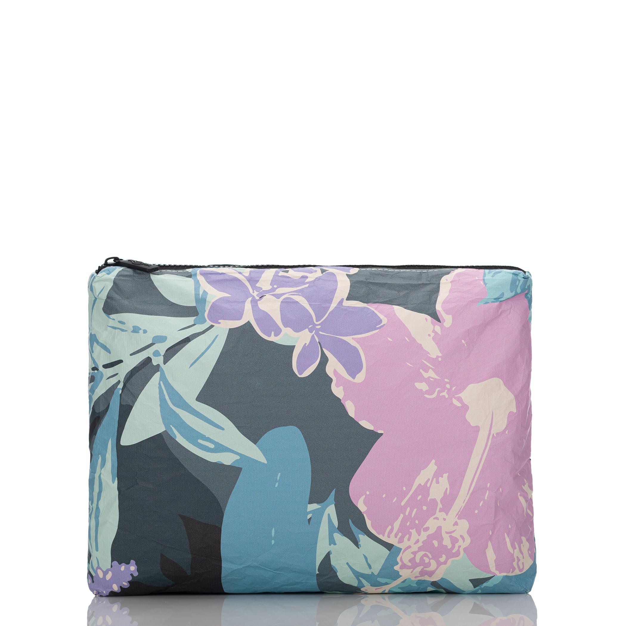 ALOHA Collection Mid Pouch, Lightweight, Packable, &amp; Splash-Proof Pouch for Travel, Makeup, Toiletries, Organization, Gym, Pool &amp; Beach. Easy to Clean Material. (11" x 8.5")