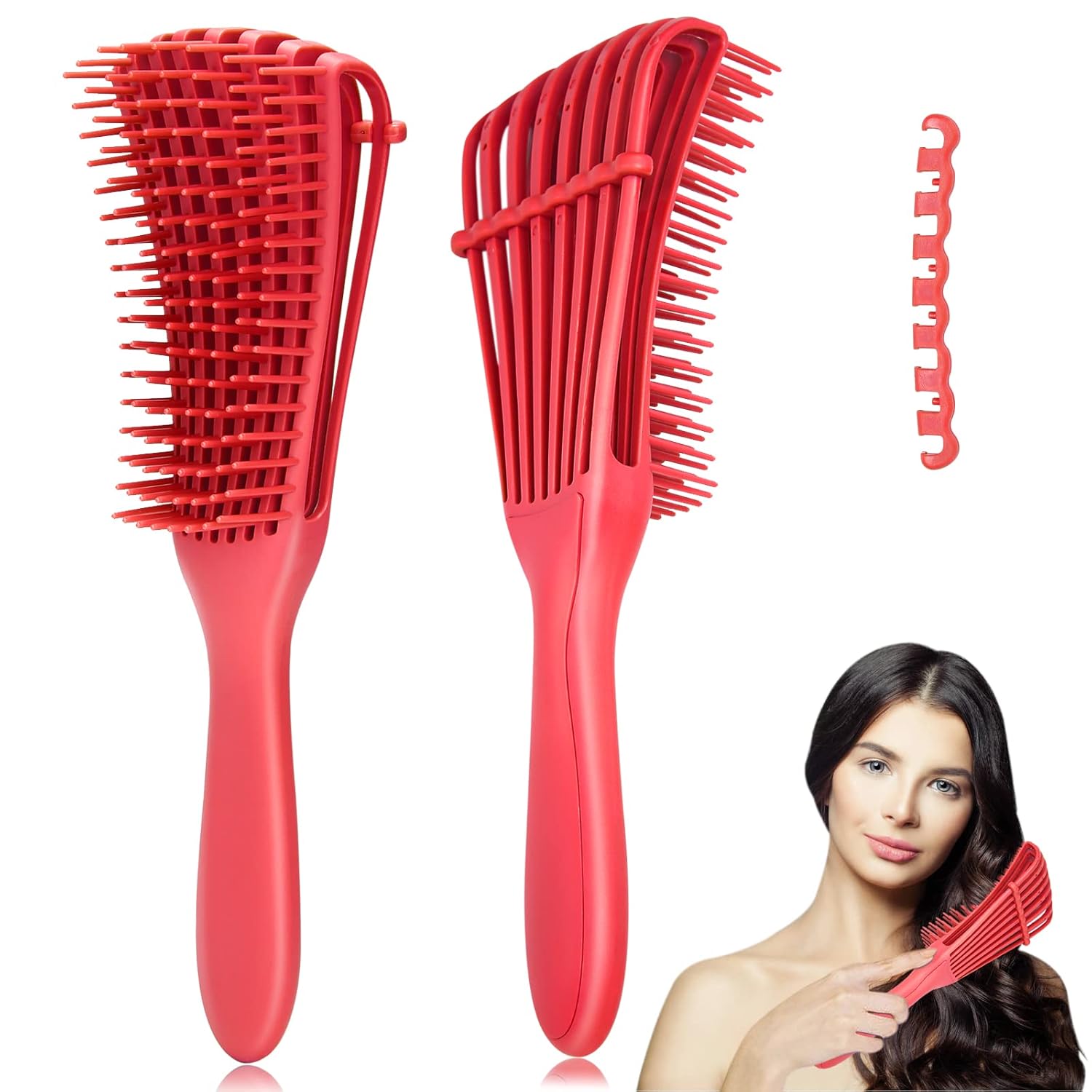 Hair Care Wet Detangling Brush – Octopus Hollow Structure Hair Brushes For Women No Pain Massageable Scalp Curly Hair Brush Ergonomic Design Hair Styling Tools & Appliances (Red) Hair Care Wet Detangling Brush – Octopus Hollow Structure Hair Brushes For Women No Pain Massageable Scalp Curly Hair Brush Ergonomic Design Hair Styling Tools & Appliances (Red)