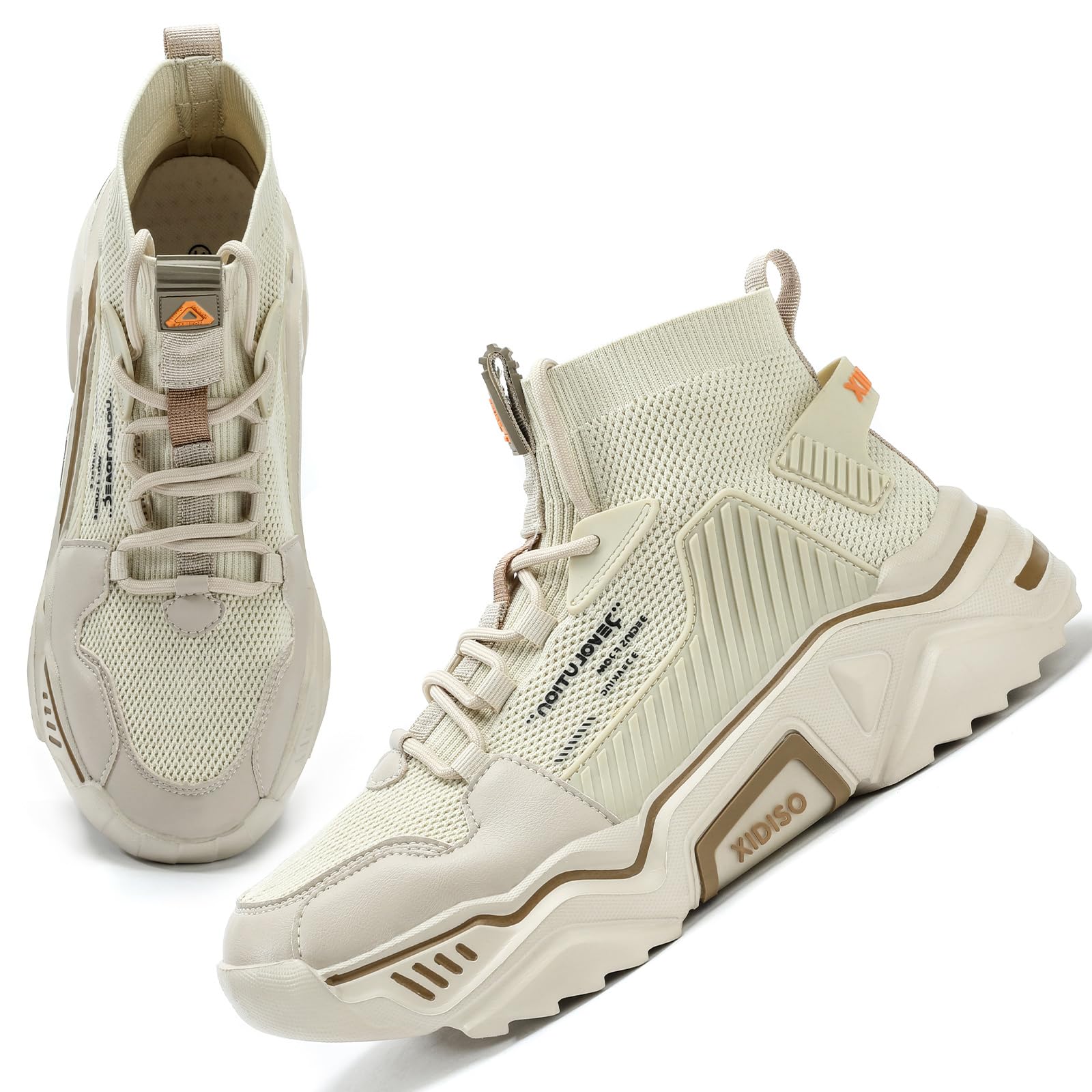 FUSHITON Montante Basket Mode Hommes Chaussure Sport Course Fitness Confort Sneakers Training Chaussures de Running Homme