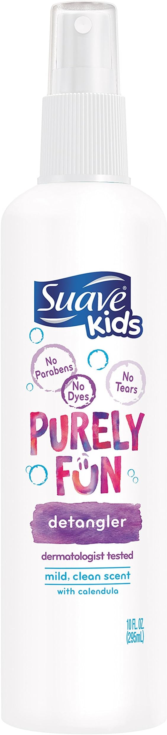 Suave Kids Detangler, Purely Fun, 10 Ounce (Pack of 2)