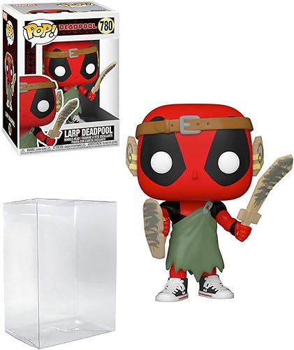 Miniatura 1 de LARP Deadpool Pop #780 Pop Marvel Deadpool - Figura de vinilo con protector EcoTek para proteger la caja de presentación)