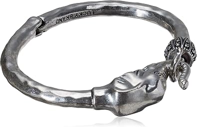 Lucky Brand Silver Elephant Cuff 