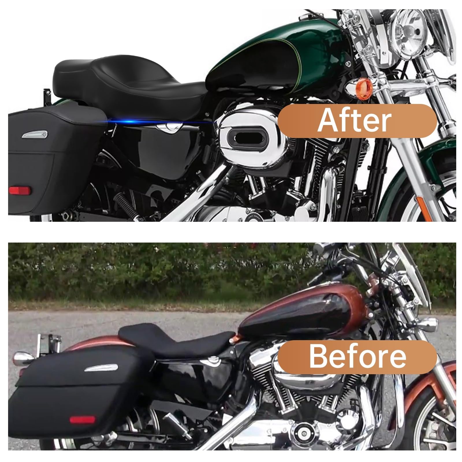 Sedile Sella Per Sedile Per Sportster XL883N XL1200 Per