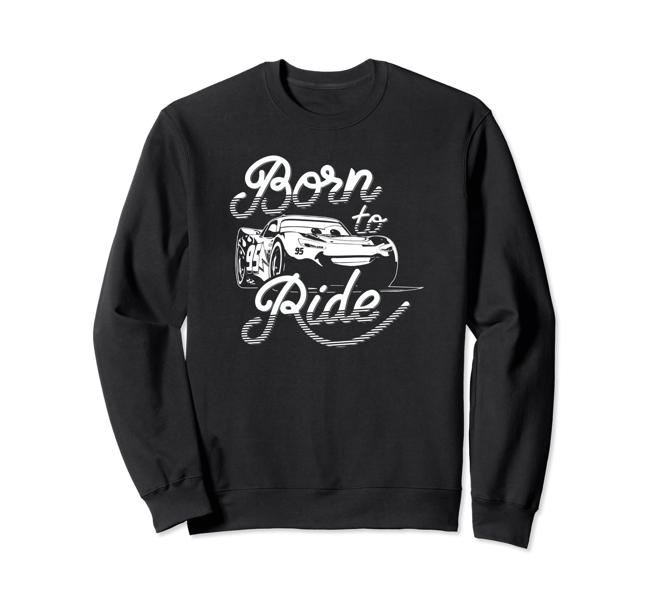 Pull Flash McQueen motif Cars - Vêtement coton Disney look vintage ado - 2