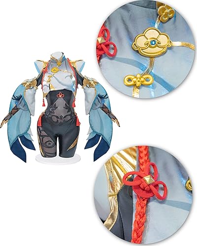 Miniatura 5 de NSPSTT Shenhe - Disfraz de cosplay para mujer overol para Halloween GC918A-XL talla XL