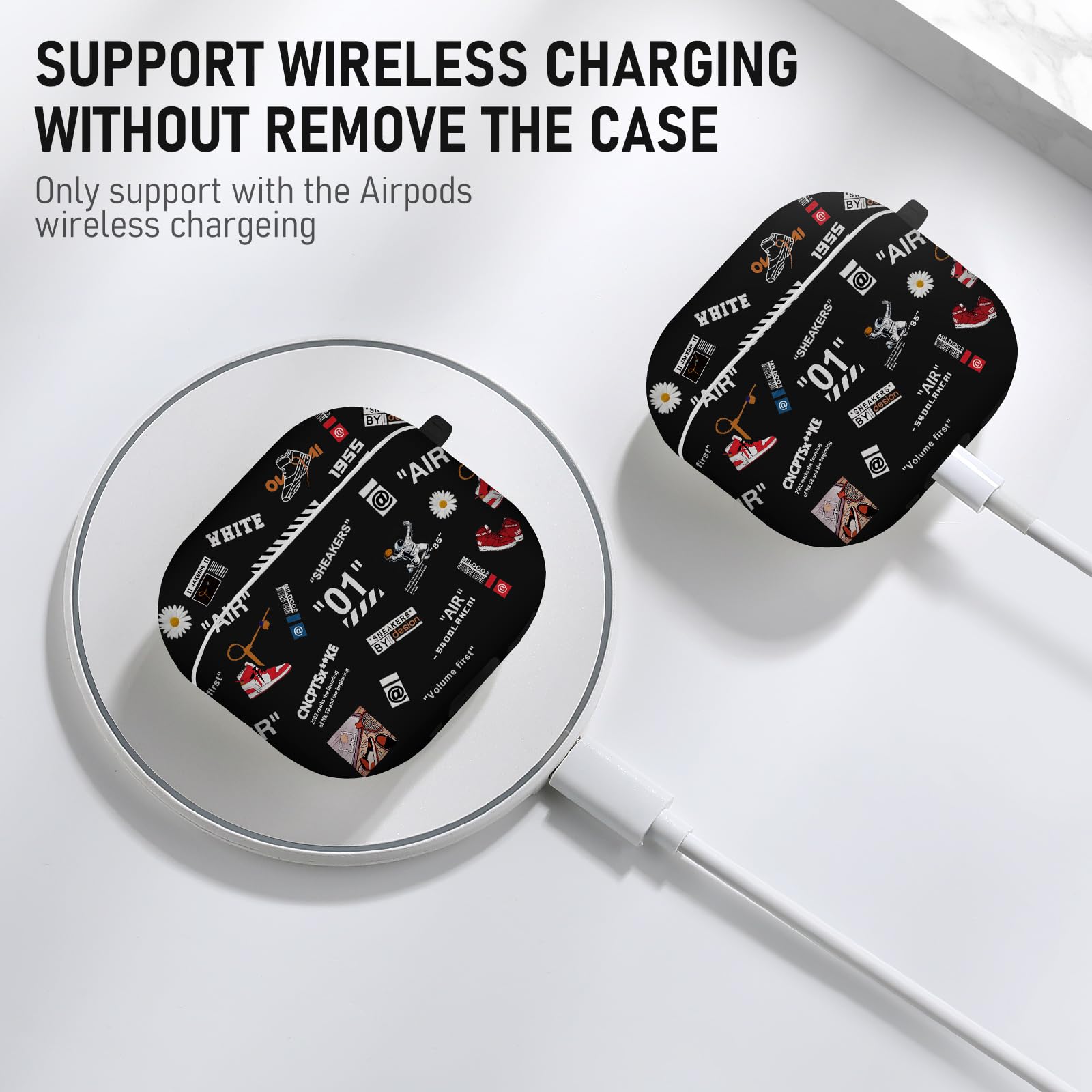 Amazon | Apple Airpods第4世代ケースカバー (2024年) 対応 TPU ソフト