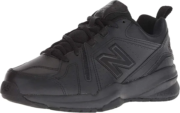 New Balance Women's 608 V5 Casual Comfort Cross Trainer, Black/Black, 9.5