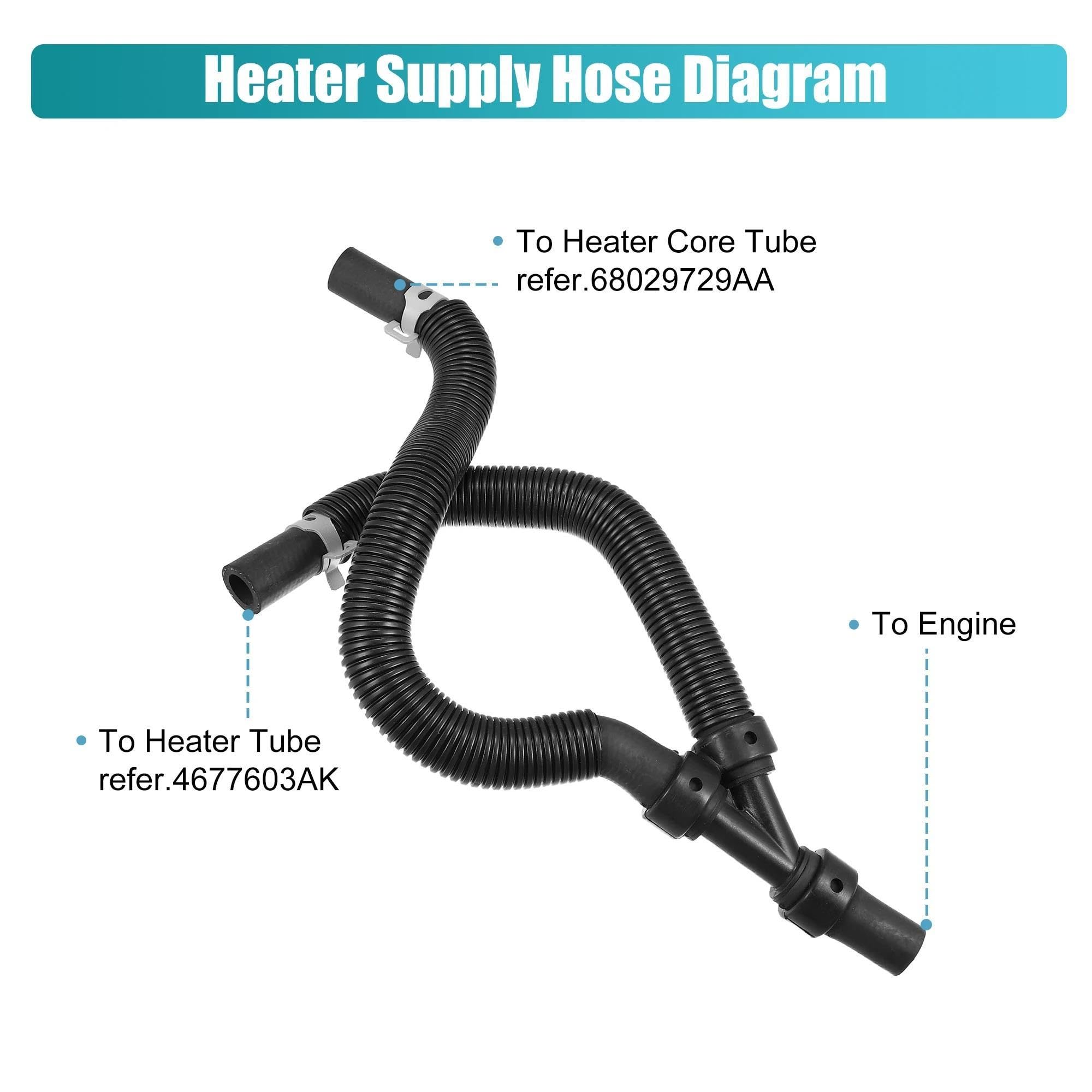 Juego De Conjunto De Mangueras Calefacción Para VW Para Routan 2009-2010