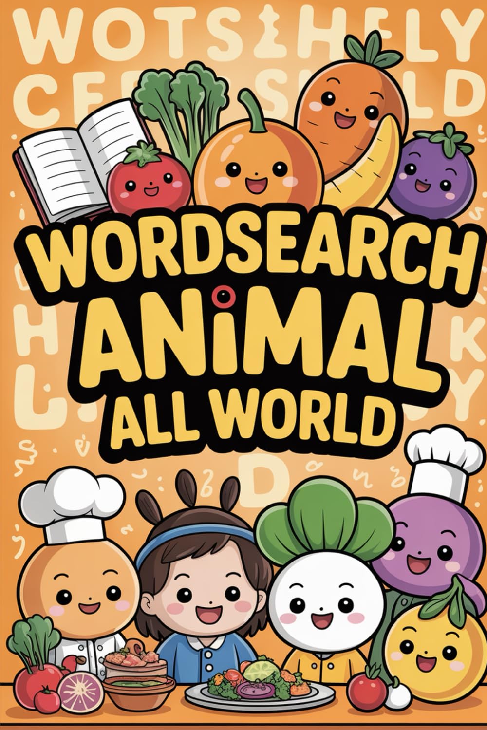 Wordsearch Animal All World: Rainy-Day Activity Companion for Adult Solvers