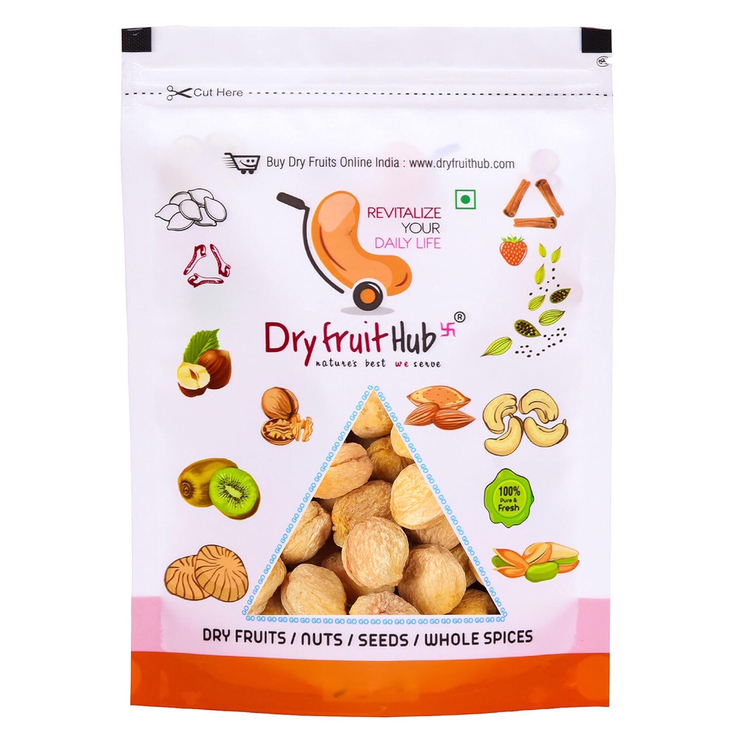 Dry Fruit Hub Khumani 400gms Dry Fruit Dried Apricot