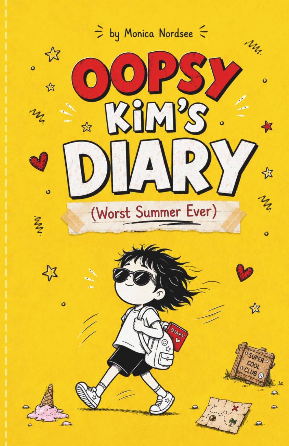 Oopsy Kim's Diary: Worst Summer Ever: A Funny Summer Adventure Before First Grade